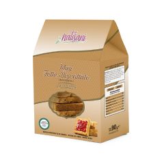 Natisani Mini fette biscottate integrali senza glutine 90g